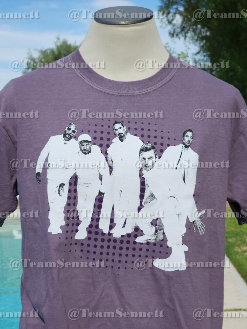 SAMPLE SALE - Backstreet Boys Purple Shirt // Sphere Las Vegas